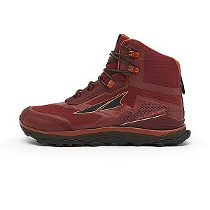 Buty Trekkingowe Męskie Altra Lone Peak All-wthr Mid Czerwone Brązowe Czarne | Polska-5279