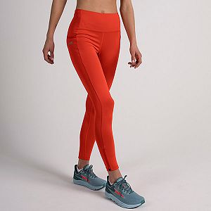 Joggers Damskie Altra Core Crop Czerwone | Polska-75421