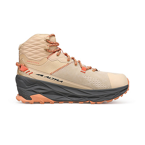 Buty Do Biegania W Terenie Damskie Altra Olympus 5 Hike Mid Gtx Khaki Czarne | Polska-61407